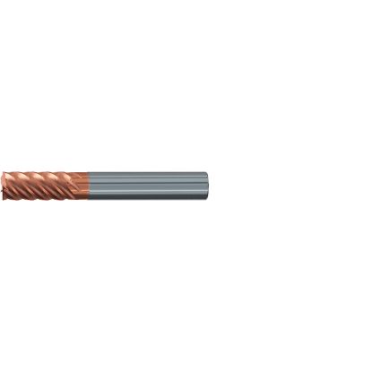 Picture of EMUGE 2522A.020 DIA 20MM SH 0.7874 LOC 1.4961 OAL 4.0945 End Mill Standard Flute Variable Helix Carbide TiAlN Single End Square Sharp TOP-Cut