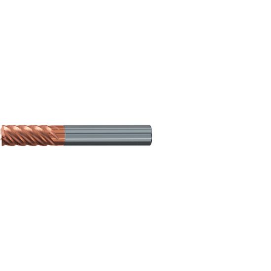 Picture of EMUGE 2522A.020 DIA 20MM SH 0.7874 LOC 1.4961 OAL 4.0945 End Mill Standard Flute Variable Helix Carbide TiAlN Single End Square Sharp TOP-Cut