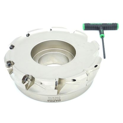 Picture of DAPRA TRSM643-200-R5-10 Button Cutter,Face Mill 6.430 Cutter Diameter Face Mill 2.000 Shank 2.000 OAL 10 Flute