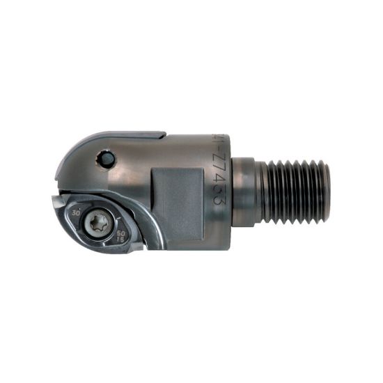 Picture of DIJET MSW-2100-M12 Milling Cutter Ball Mill 1.000 Cutter Diameter Screw On M12 Shank 1.380 OAL 2 Flute