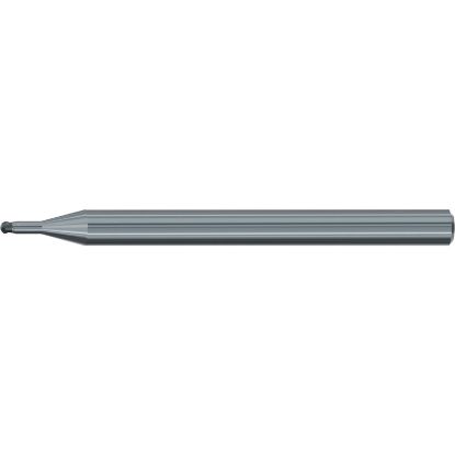Picture of EMUGE 2619.04 DIA 0.40MM SH 0.1575 LOC 0.0118 OAL 1.968 End Mill Standard Flute Standard Helix CBN Uncoated Single End Corner Radius 0.0079 0.20MM Micro