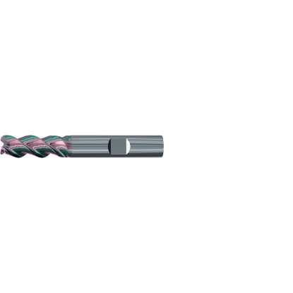 Picture of EMUGE 2547K.020015 DIA 20MM SH 0.7874 LOC 1.4961 OAL 4.0945 End Mill Standard Flute Variable Helix Carbide GLT Single End Corner Radius 0.0591 1.50MM Alu-Cut