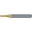 Picture of EMUGE 2632T.300610 DIA 3MM SH 0.2362 LOC 0.3937 OAL 2.2441 End Mill Corner Radius Carbide TiN + TiAIN Single End Corner Radius 0.0197 0.50MM Dental Mills