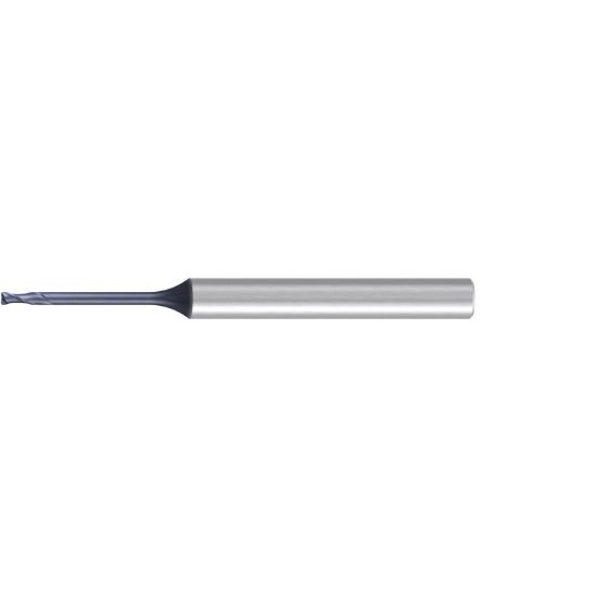 Picture of EMUGE 2807A.004 DIA 4MM SH 0.2362 LOC 0.0984 OAL 3.1496 End Mill Torus Variable Helix Carbide TiAlN Single End Corner Radius 0.0236 0.60MM Hard-Cut