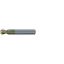 Picture of EMUGE 1921R.010 DIA 10MM SH 0.3937 LOC 0.3150 OAL 2.8346 End Mill Standard Flute Standard Helix Carbide CrN Single End Ball Nose Alu-Cut