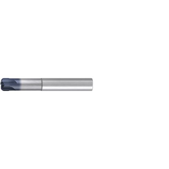 Picture of EMUGE 1936A.1000 DIA 1 SH 1.00 LOC 0.50 OAL 4.00 End Mill Torus Standard Helix Carbide TiAlN Single End Corner Radius 0.2500 6.35MM Hard-Cut