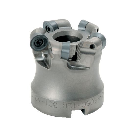 Picture of DIJET HDM-4200-75R-16 Milling Cutter Button Cutter 2.000 Cutter Diameter Face Mill 0.750 Shank 2.000 OAL 4 Flute