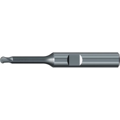 Picture of EMUGE 2623E.300620 DIA 3MM SH 0.2362 LOC 0.6299 OAL 1.8504 End Mill Ball Nose Carbide Diamond Single End Ball Nose Dental Mills