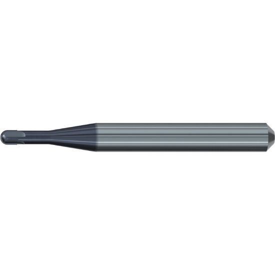 Picture of EMUGE 2629A.400612 DIA 4MM SH 0.2362 LOC 0.4724 OAL 2.2441 End Mill Corner Radius Carbide TiAlN Single End Corner Radius 0.0787 2.00MM Dental Mills