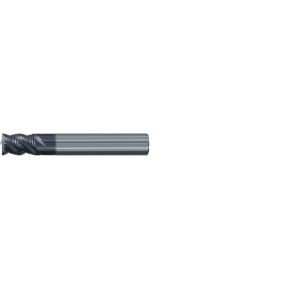 Picture of EMUGE 2896A.008 DIA 8MM SH 0.3150 LOC 0.4724 OAL 2.2835 End Mill Carbide TiAlN Single End 45.0° Chamfer Multi-Cut
