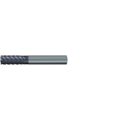 Picture of EMUGE 2817A.010 DIA 10MM SH 0.3937 LOC 0.8661 OAL 2.8346 End Mill Standard Flute High Helix Carbide TiAlN Single End Corner Radius 0.0197 0.50MM Hard-Cut