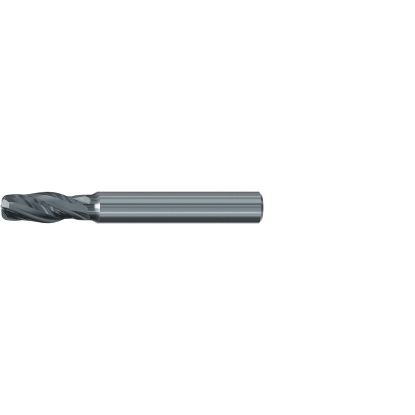 Picture of EMUGE 3542L.10050A 3542L.10050A DIA 10MM SH 0.3937 LOC 0.8268 OAL 3.1496 End Mill Barrel Form Carbide AlCrN Single End Carbide Lens ShapeSharp Circle Segment Cutters