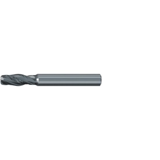 Picture of EMUGE 3542L.10050A 3542L.10050A DIA 10MM SH 0.3937 LOC 0.8268 OAL 3.1496 End Mill Barrel Form Carbide AlCrN Single End Carbide Lens ShapeSharp Circle Segment Cutters