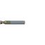 Picture of EMUGE 1942R.0250 1942R.0250 DIA 1/4 SH 0.2500 LOC 0.2500 OAL 2.2500 End Mill Torus Standard Helix Carbide CrN Single End Corner Radius 0.0234 0.59MM Alu-Cut