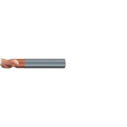 Picture of EMUGE 2516A.020 DIA 20MM SH 0.7874 LOC 0.7874 OAL 3.6220 End Mill Standard Flute Variable Helix Carbide TiAlN Single End Square Sharp TOP-Cut