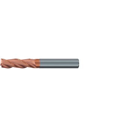 Picture of EMUGE 2520A.020 DIA 20MM SH 0.7874 LOC 2.3622 OAL 5.0394 End Mill Standard Flute Variable Helix Carbide TiAlN Single End Square Sharp TOP-Cut