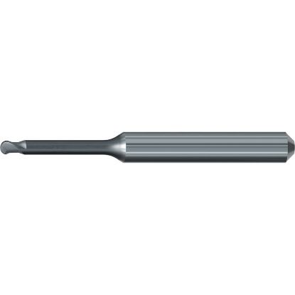 Picture of EMUGE 2600E.100316 DIA 1MM SH 0.1181 LOC 0.6299 OAL 1.8504 End Mill Ball Nose Carbide Diamond Single End Ball Nose Dental Mills