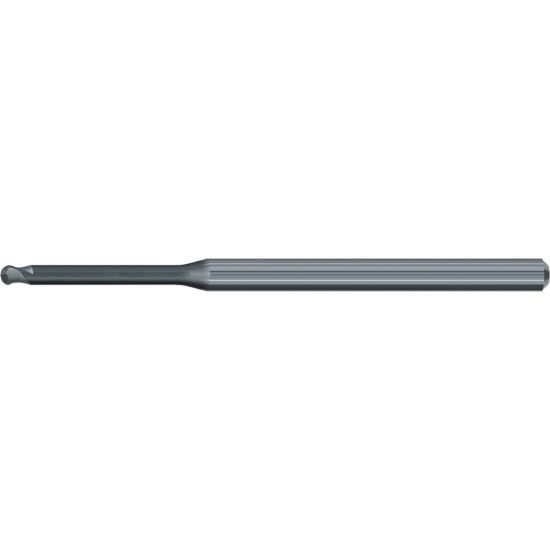 Picture of EMUGE 2622E.200316 DIA 2MM SH 0.1181 LOC 0.6299 OAL 1.4961 End Mill Corner Radius Carbide Diamond Single End Corner Radius 0.0394 1.00MM Dental Mills