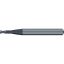 Picture of EMUGE 2626A.200608 DIA 2MM SH 0.2362 LOC 0.3150 OAL 2.2441 End Mill Corner Radius Carbide TiAlN Single End Corner Radius 0.0197 0.50MM Dental Mills