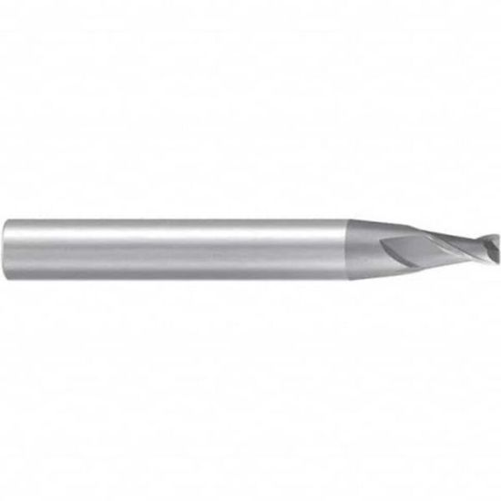 Picture of EMUGE 3444A.06005A DIA 5MM SH 0.3937 LOC 0.3937 OAL 3.5433 End Mill Taper Flute Carbide TiAlN Single End Corner Radius 0.0197 0.50MM Turbine Program