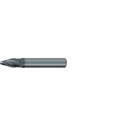 Picture of EMUGE 3538L.08090A DIA 8MM SH 0.3150 LOC 0.9843 OAL 2.6772 End Mill Oval Form Carbide AlCrN Single End Corner Radius Sharp Circle Segment Cutters