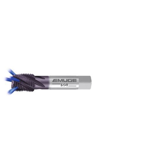 Picture of EMUGE AW889300.5788 Tap 1-11.50TPI Pipe NPT/NPTF/ANPT ANSI/ANSI 2.0P-3.0P Coolant Carbide HSSE TiCN