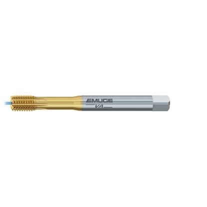 Picture of EMUGE B5316A00.0100 Tap Bottoming M10-1.50MM 6H Metric DIN/DIN Coolant HSSE-Powder Metal TiN