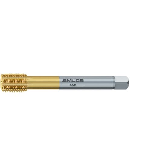 Picture of EMUGE CU396A00.5012 Tap 7/16-14.00TPI Bottoming NC/UNC DINSI 1.5P-2.0P Cobalt HSSE-Powder Metal TiN
