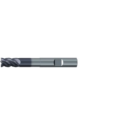 Picture of EMUGE 2875A.1000 DIA 1 SH 1.00 LOC 1.50 OAL 6.00 End Mill Carbide TiAlN Single End Square Sharp Multi-Cut