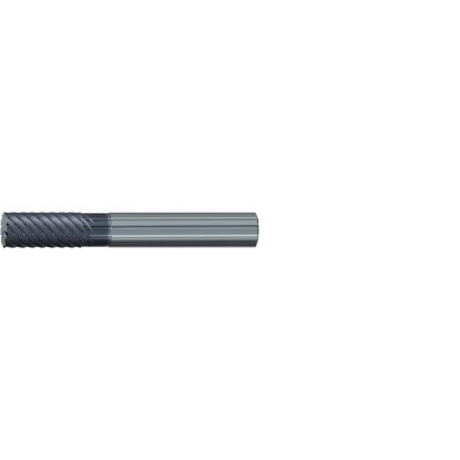Picture of EMUGE 2887A.0375 DIA 3/8 SH 0.3750 LOC 0.8750 OAL 2.7500 End Mill Standard Flute Standard Helix Carbide TiAlN Single End Square Sharp Jet-Cut