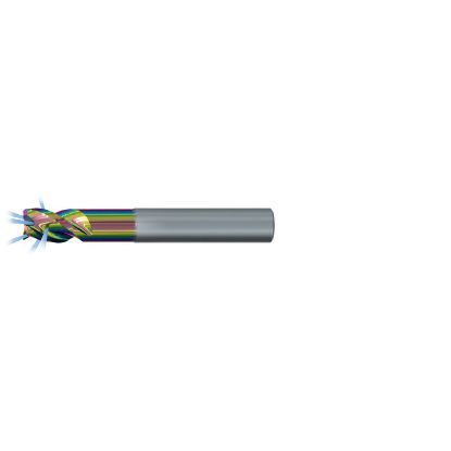 Picture of EMUGE 2889RZ.020 DIA 20MM SH 0.7874 LOC 0.9843 OAL 4.3307 End Mill Standard Flute Coolant Variable Helix Carbide CrN Single End Square Sharp Alu-Cut