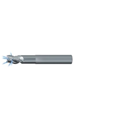 Picture of EMUGE 2890 Z.025020 DIA 25MM SH 0.9843 LOC 1.1811 OAL 4.9213 End Mill Standard Flute/With Coolant Variable Helix Carbide Uncoated Single End Corner Radius 0.0787 2.00MM Alu-Cut