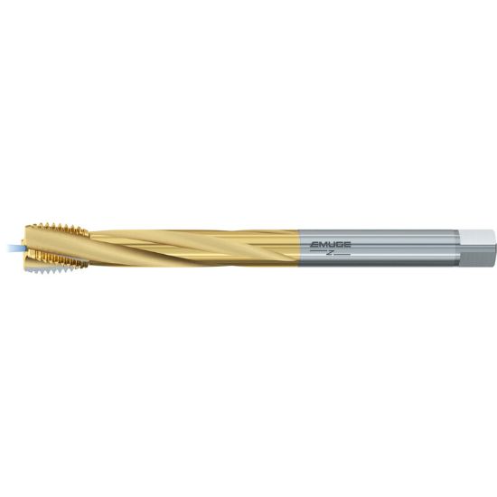 Picture of EMUGE C4063701.0453 Tap Mod Bottom M24-2.00MM 6H Metric DIN/DIN Coolant HSSE TiN