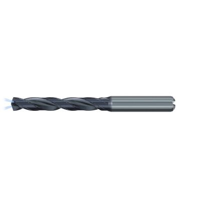 Picture of EMUGE TA213344.0335 Carbide Drill Coolant Thru Carbide 140° 0.131 Diameter 0.236 Shank 2.598 OAL 1.102 Flute 2 Flute TiAlN