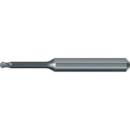 Picture of EMUGE 2600D.300624 DIA 3MM SH 0.2362 LOC 0.9449 OAL 2.2441 End Mill Ball Nose Carbide Diamond Single End Ball Nose Dental Mills