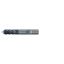 Picture of EMUGE 2611AZ.105 DIA 5MM SH 0.2362 LOC 0.1969 OAL 2.2441 End Mill Standard Flute High Helix Carbide TiAlN Single End Corner Radius 0.0236 0.60MM Jet-Cut