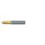 Picture of EMUGE 2642TZ.016040 DIA 16MM SH 0.6299 LOC 0.8661 OAL 3.2283 End Mill Standard Flute High Helix Carbide TiN + TiAIN Single End Corner Radius 0.1575 4.00MM TiNox-Cut