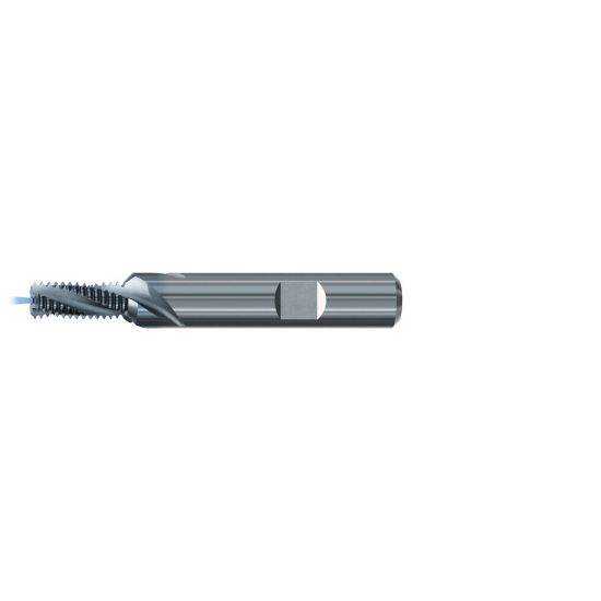 Picture of EMUGE GF332106.0359 Carbide Thread Mill M16 x 1.50MM 0.551 Cutter Diameter 1.271 LOC 4.015 OAL 4 Flute Carbide TICN