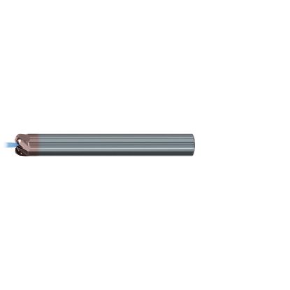 Picture of EMUGE 2676AZ.010010 DIA 10MM SH 0.3937 LOC 0.1181 OAL 3.1496 End Mill Taper Flute Carbide TiAlN Single End Corner Radius 0.0394 1.00MM Turbine Program