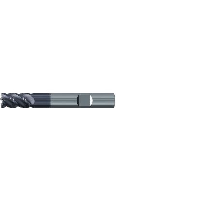 Picture of EMUGE 2869A.1000 DIA 1 SH 1.00 LOC 1.50 OAL 5.00 End Mill Carbide TiAlN Single End Square Sharp Multi-Cut