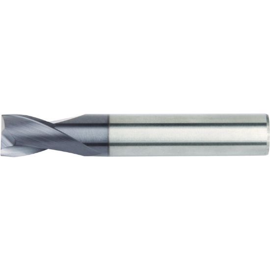 Picture of HANITA/WIDIA 40021400T032 DIA 14MM SH 0.5512 LOC 1.2598 OAL 3.2677 End Mill Standard Flute High Helix Carbide TiAlN Single End 45.0° Chamfer WIDIA Series Mills