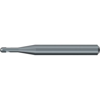 Picture of EMUGE DIA 1.50MM SH 0.0787 LOC 0.3150 OAL 2.244 End Mill Corner Radius PCD Diamond Single End Ball Nose Dental Mills