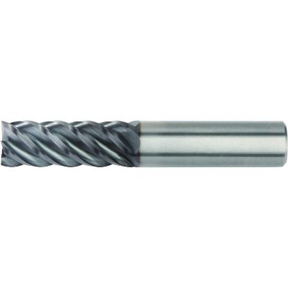 Picture of HANITA/WIDIA 4C0503001ST DIA 1/8 SH 0.1250 LOC 0.50 OAL 1.50 End Mill Standard Flute High Helix Carbide AlTiN Single End Square Sharp WIDIA Series Mills