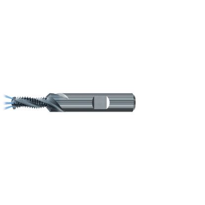 Picture of EMUGE GF422256.0116 Carbide Thread Mill M16 x 2.00MM 0.535 Cutter Diameter 0.950 LOC 4.015 OAL 3 Flute Carbide TICN