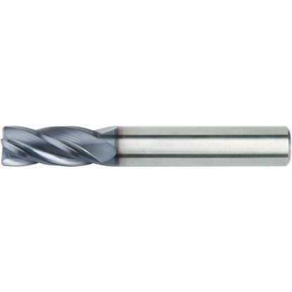 Picture of HANITA/WIDIA D0140450T011 DIA 4.50MM SH 0.2362 LOC 0.4331 OAL 2.244 End Mill Carbide TiAlN Single End 45.0° Chamfer WIDIA Series Mills