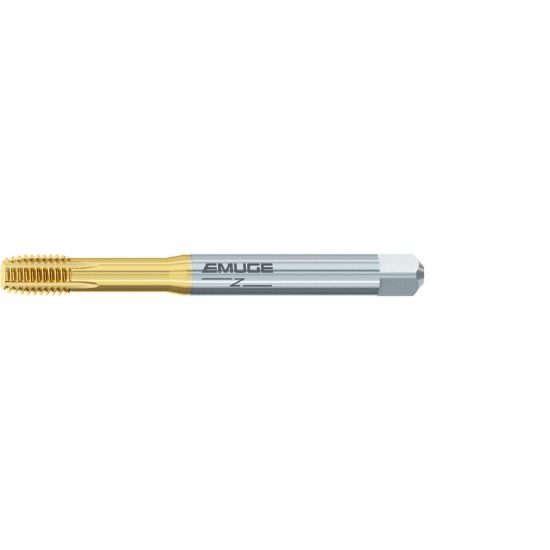 Picture of EMUGE BU39Z700.5005 Tap Bottoming No.6-32.00TPI 2B NC/UNC DINSI HSSE-Powder Metal TiN