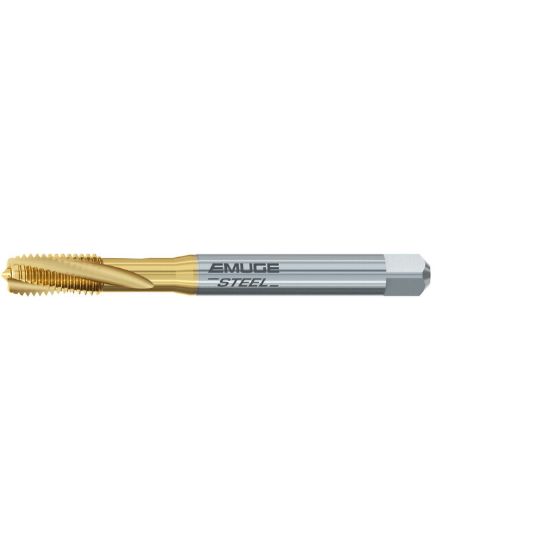 Picture of EMUGE BU451400.5002 Tap No.3-48.00TPI Mod Bottom NC/UNC DINSI 2.0P-3.0P Carbide HSSE TiN