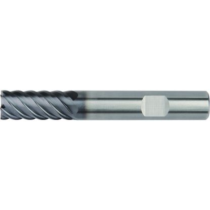 Picture of HANITA/WIDIA D51805002W DIA 5MM SH 0.2362 LOC 0.5118 OAL 2.2441 End Mill Standard Flute High Helix Carbide AlTiN Single End Square Sharp Vision Plus
