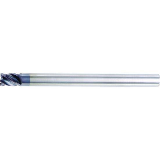 Picture of HANITA/WIDIA TM4VPT13005 DIA 1/2 SH 0.50 LOC 0.6250 OAL 5.00 End Mill Carbide AlTiN Single End 45.0° Chamfer VariMill