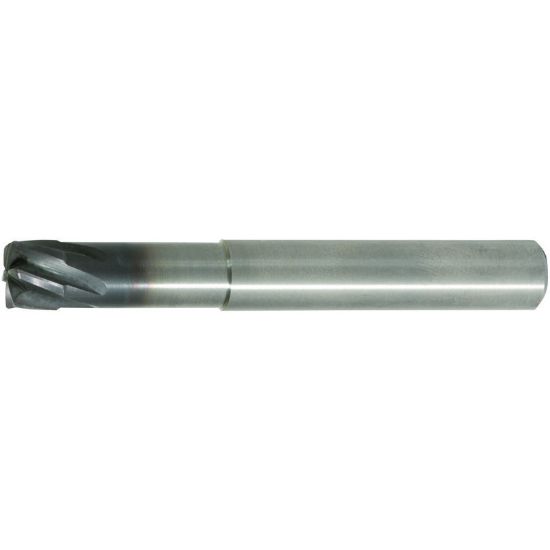 Picture of HANITA/WIDIA TM7FN610004 DIA 3/8 SH 0.3750 LOC 0.3125 OAL 3.50 End Mill Carbide AlTiN Single End High Feed0.0235 0.60MM Vision Plus X-Feed